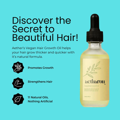 Aether Vegan Hair Growth Oil (60ml/2fl oz)