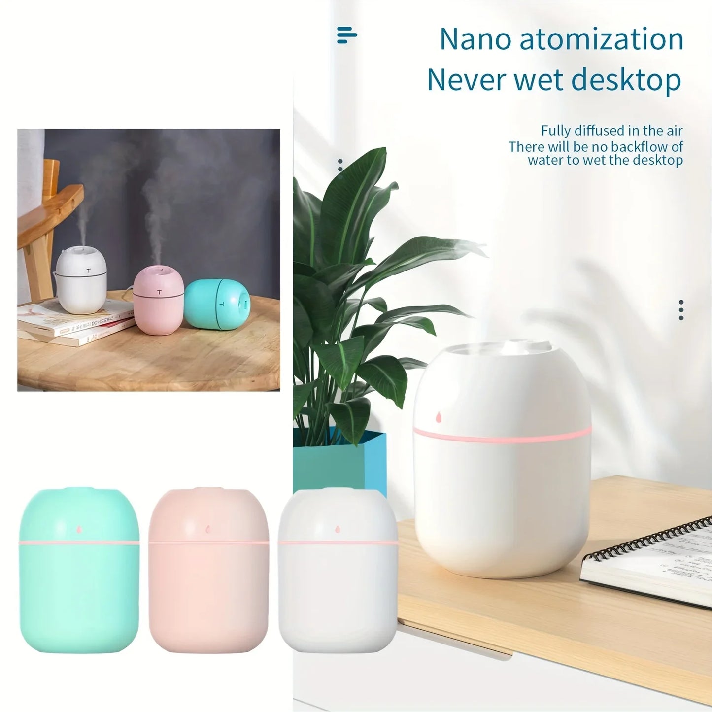 USB Mini Humidifer/Essential Oil Diffuser